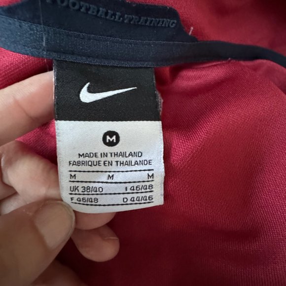 FC Barcelona 2010 Nike Line Up Track Jacket Men's Medium Red Full Zip - Picture 4 of 4